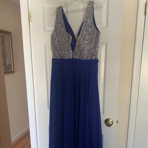 Royal Blue Jovani Prom Dress